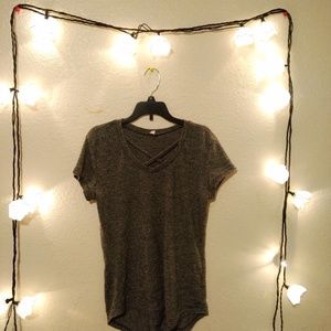 Never worn. Dark granite grey shirt.